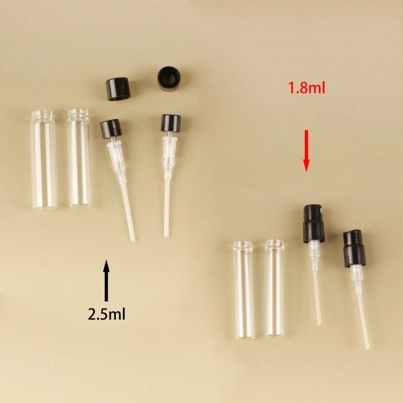 Transparent Mini Slim Line Spray Bottles