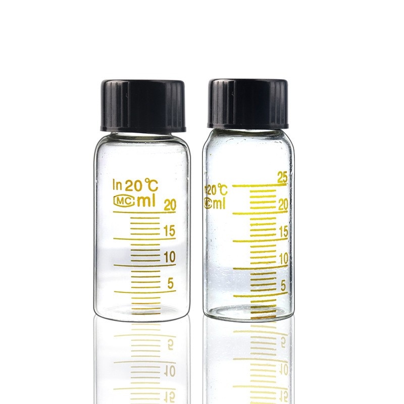 5ml, 10, 20, 25, 50, 100, 150, 200, 250, 500ml glass serum bottle with screw cap and graduated reagent bottle