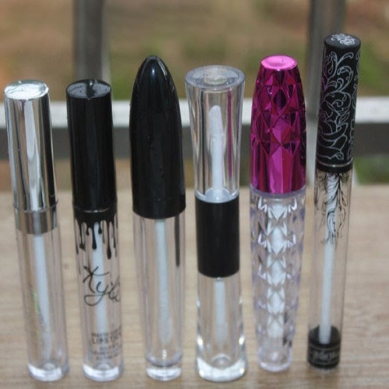 10ml empty round transparent lip tube eyeliner empty tube mascara tube