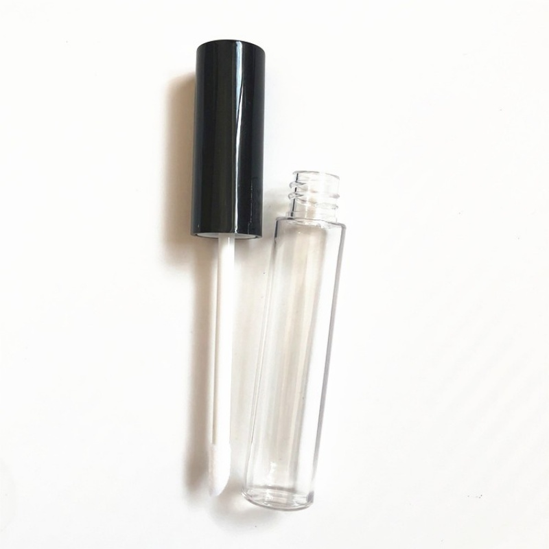 10ml empty round transparent lip tube eyeliner empty tube mascara tube