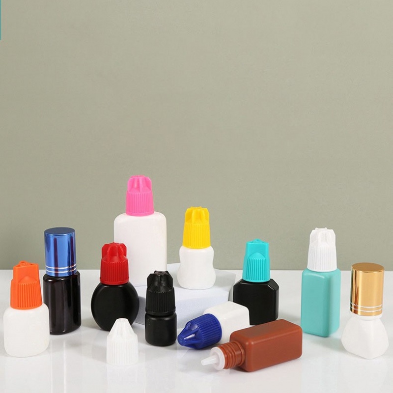 2ml/5ml/7ml/8ml/10ml/12ml/15ml eyelash glue bottle, black glue, Korean style packaging eyelash glue bottle