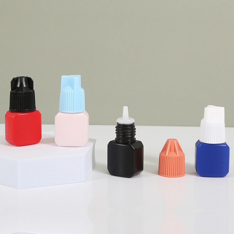 2ml/5ml/7ml/8ml/10ml/12ml/15ml eyelash glue bottle, black glue, Korean style packaging eyelash glue bottle