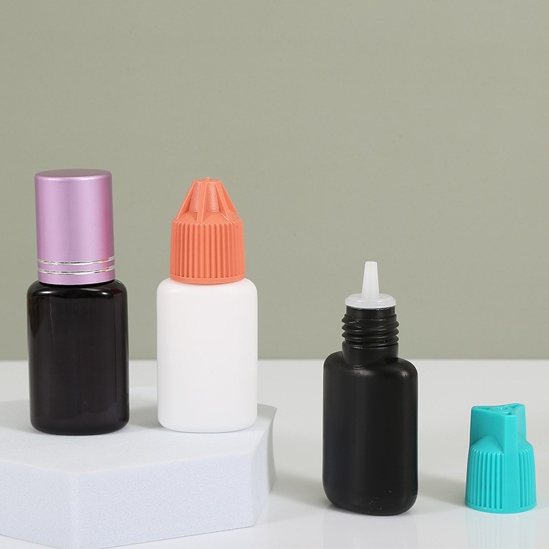 2ml/5ml/7ml/8ml/10ml/12ml/15ml eyelash glue bottle, black glue, Korean style packaging eyelash glue bottle