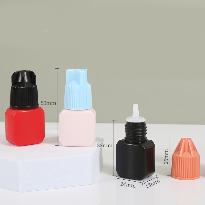 2ml/5ml/7ml/8ml/10ml/12ml/15ml eyelash glue bottle, black glue, Korean style packaging eyelash glue bottle