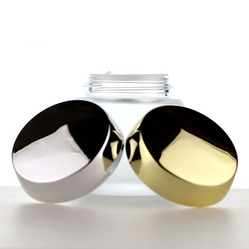 120g exfoliating cream jar/glass mask bottle
