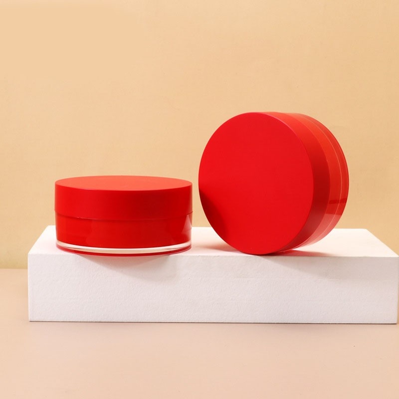 100g frosted acrylic eye mask jar, plastic cream jar, wide-mouth face mask dispensing jar