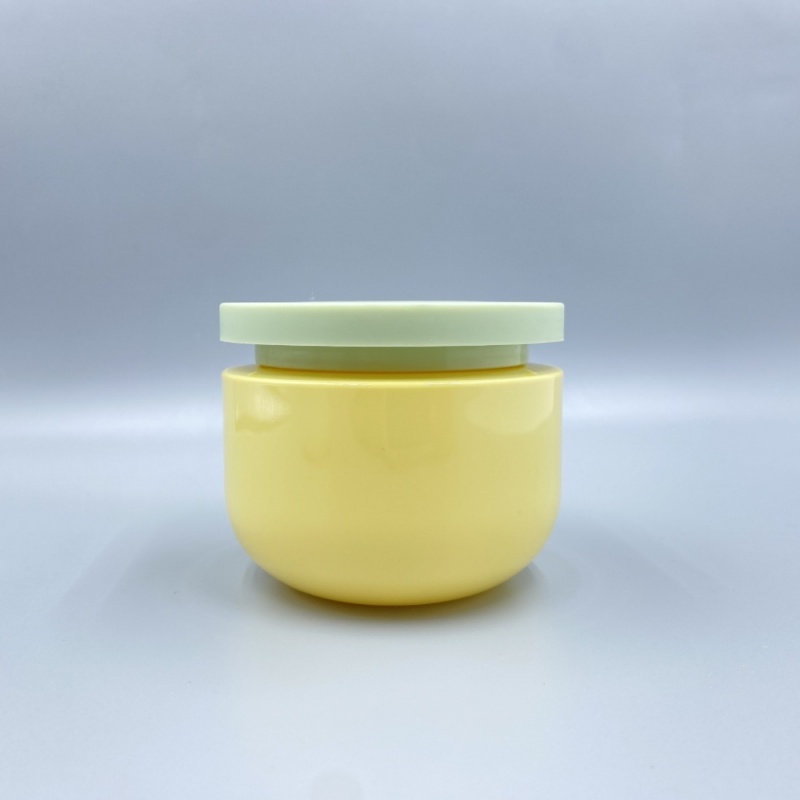 250g white PET wide-mouth bottle U-shaped face mask jar