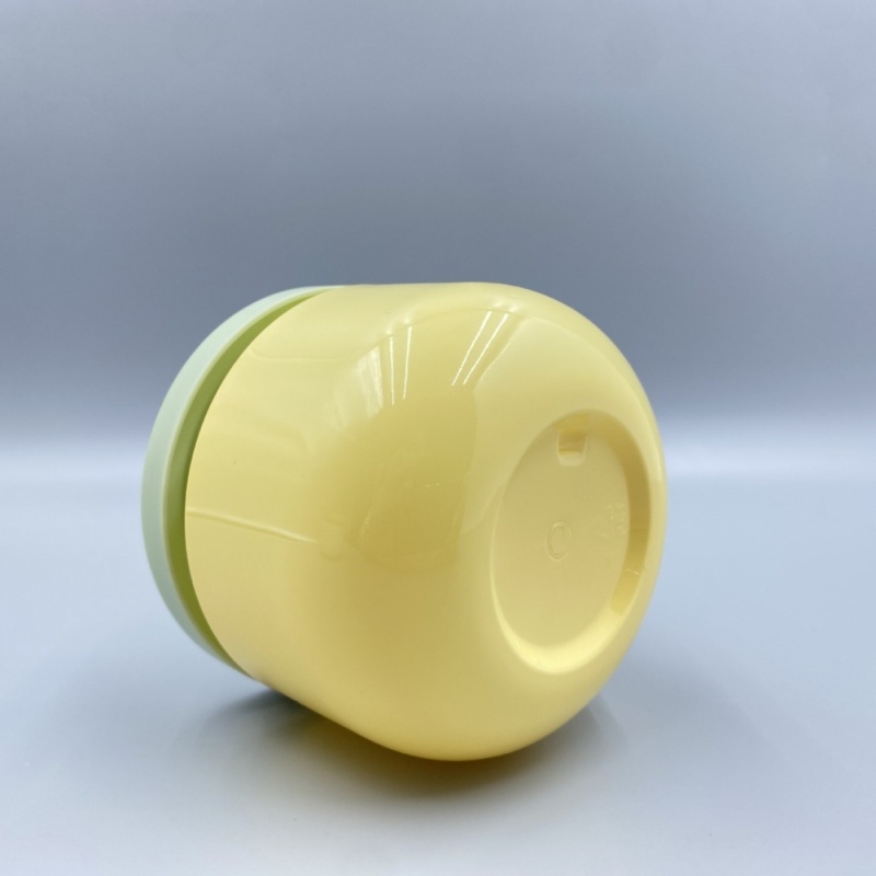 250g white PET wide-mouth bottle U-shaped face mask jar