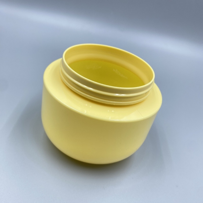 250g white PET wide-mouth bottle U-shaped face mask jar