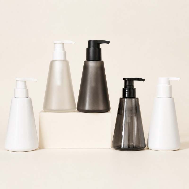 300Ml Multi-color Matte Empty Lotion Pump Container, Reusable Anti-spill Press Bottle for Hotel Bathroom Skincare Hand Clean