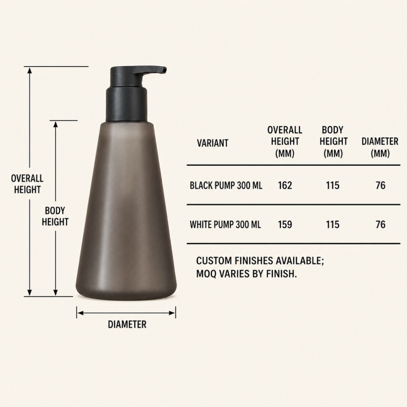 300Ml Multi-color Matte Empty Lotion Pump Container, Reusable Anti-spill Press Bottle for Hotel Bathroom Skincare Hand Clean