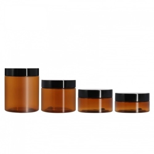 PET cream jar, eye mask jar, face cream jar, brown plastic bottle
