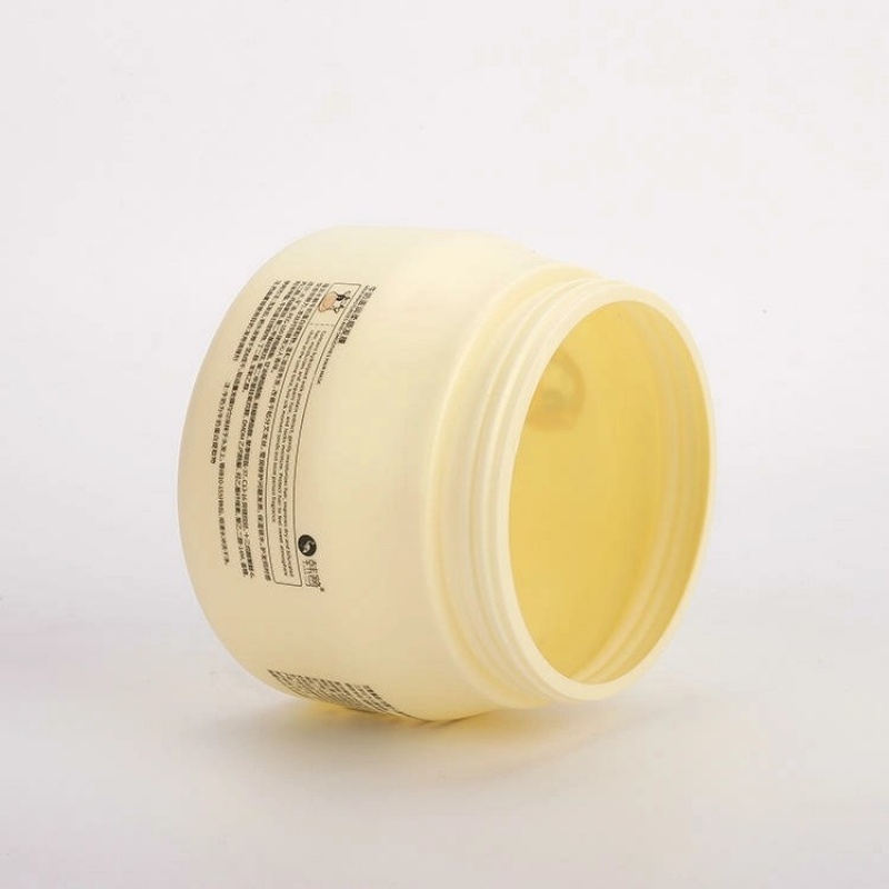 500ml/250ml PE large capacity wide mouth bottle for hair treatment cream, hair mask, and conditioner.