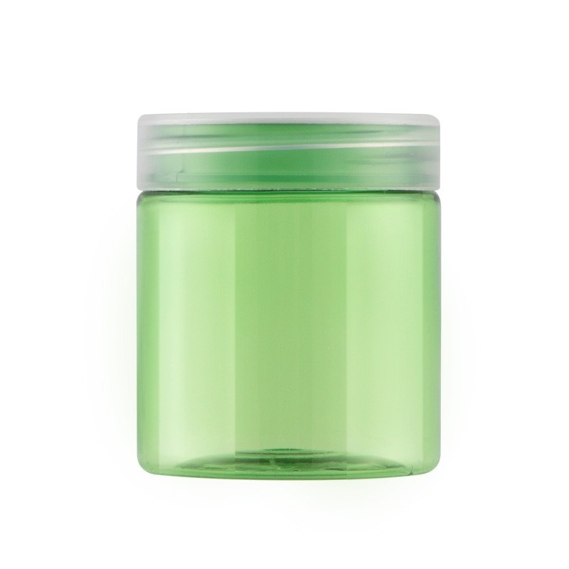 50g/80g PET cream container with plastic lid, wide-mouth bottle, food jar