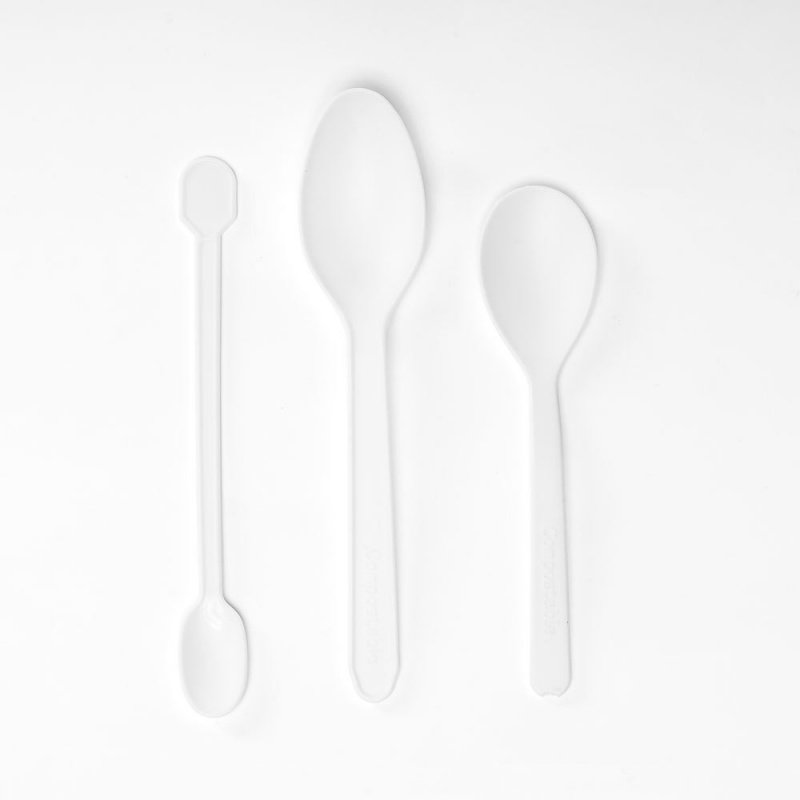 Biodegradable PLA Coffee Spoons & Ice Cream Spoons