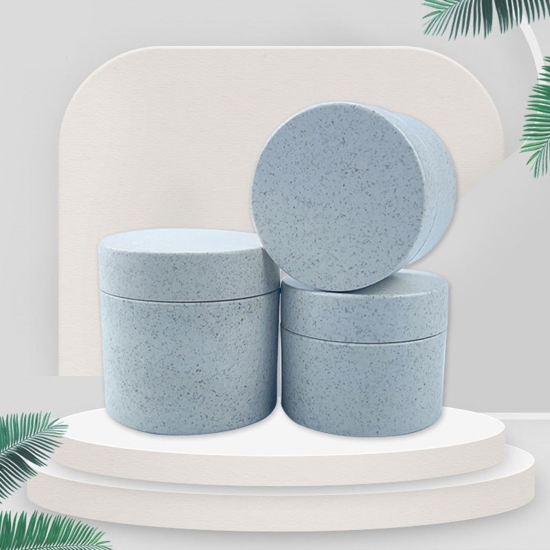 PLA Material Cosmetic Refill Containers: Scrub Cream Jars, 50g/100g Wide-Mouth Jars for Hair Conditioner and Face Mask (Wholesale)