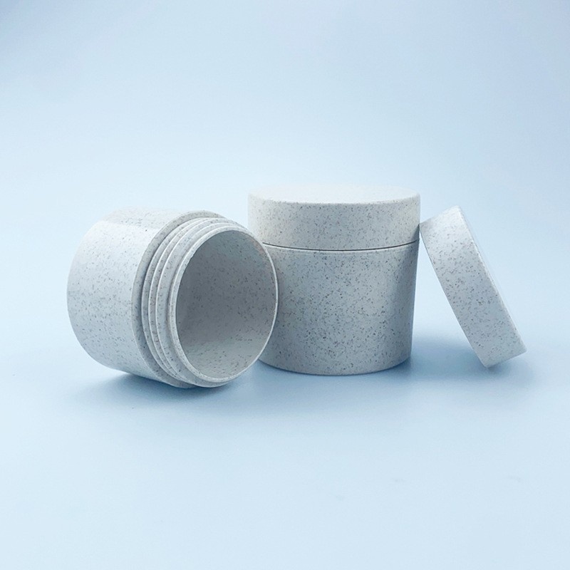 PLA Material Cosmetic Refill Containers: Scrub Cream Jars, 50g/100g Wide-Mouth Jars for Hair Conditioner and Face Mask (Wholesale)