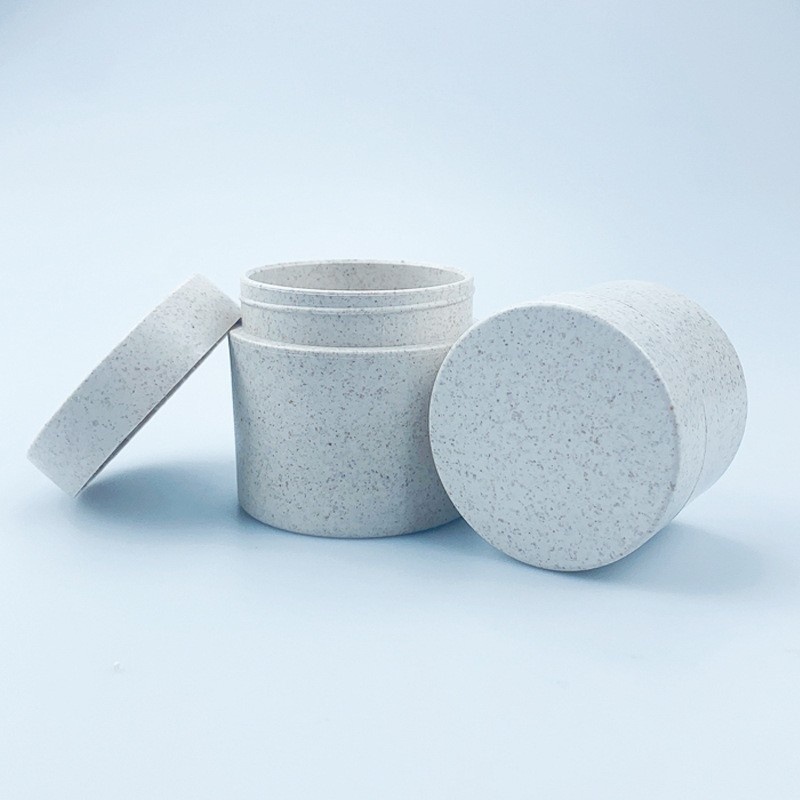 PLA Material Cosmetic Refill Containers: Scrub Cream Jars, 50g/100g Wide-Mouth Jars for Hair Conditioner and Face Mask (Wholesale)