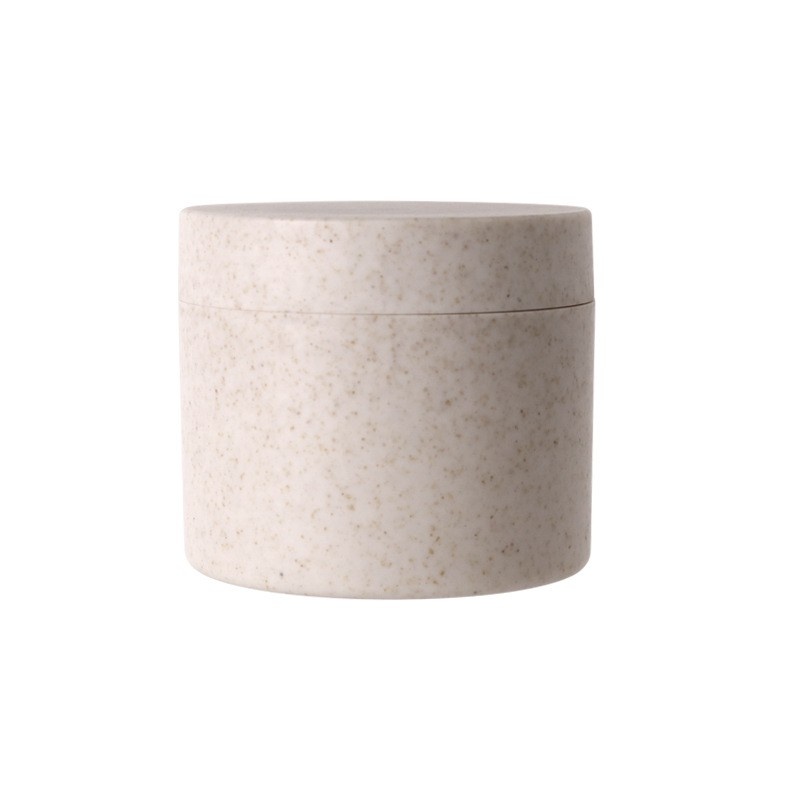 New Straw Environmental Protection Material Double Cream Bottle Mask Bottle Degradable Plastic Face Cream Bottle Cosmetics Bottle
