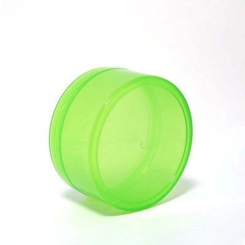 300G Green Round Shape Cream Jars Cosmetic Packaging