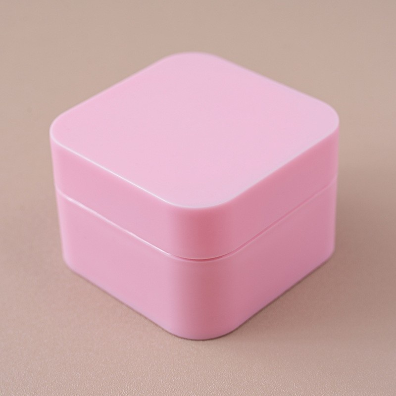 Factory direct sales of portable double-layer scrub cream case, decanter cream case, eyeshadow case, travel set.