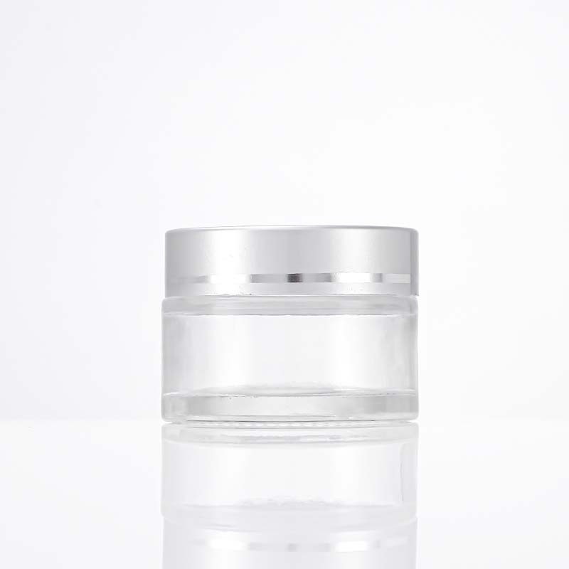 Wholesale transparent cream jars with black caps, face cream, eye cream, foundation cream, 10g portable sample bottles