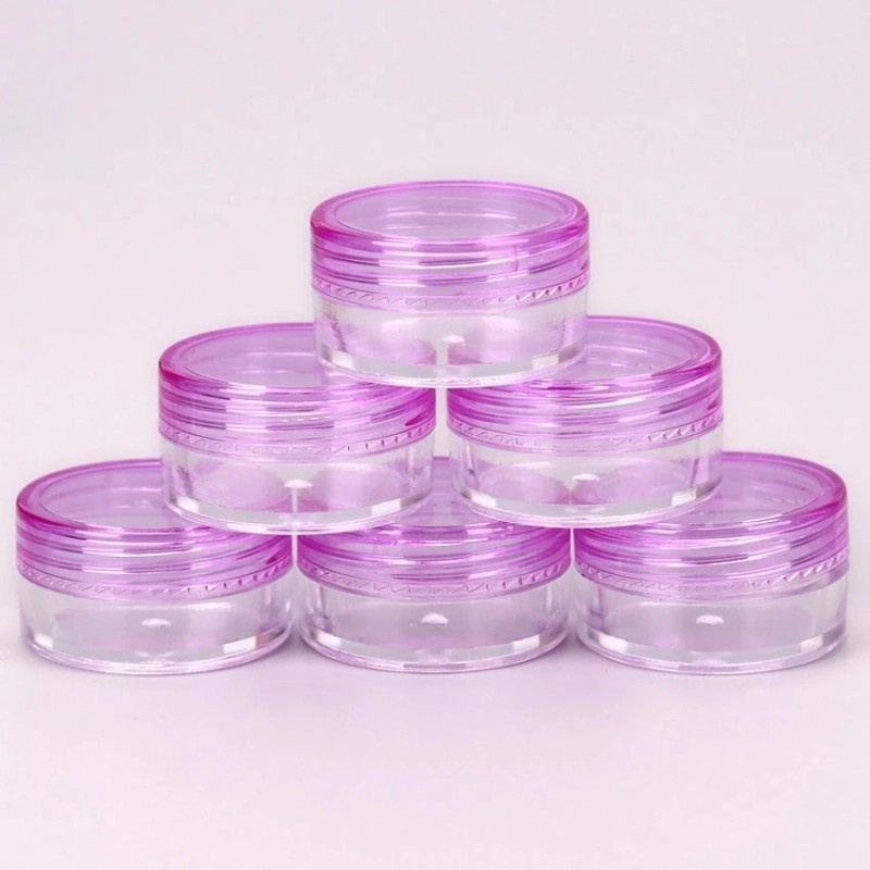 Wholesale 3g, 5g, 10g, 15g, 20g cream bottles, plastic-faced cosmetic jars, eyeshadow, and skincare product refill bottles.