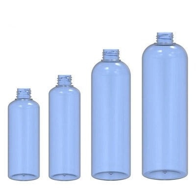 Hot-selling round-shoulder PET shampoo, shower gel, and lotion bottles