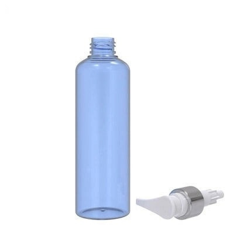 Hot-selling round-shoulder PET shampoo, shower gel, and lotion bottles