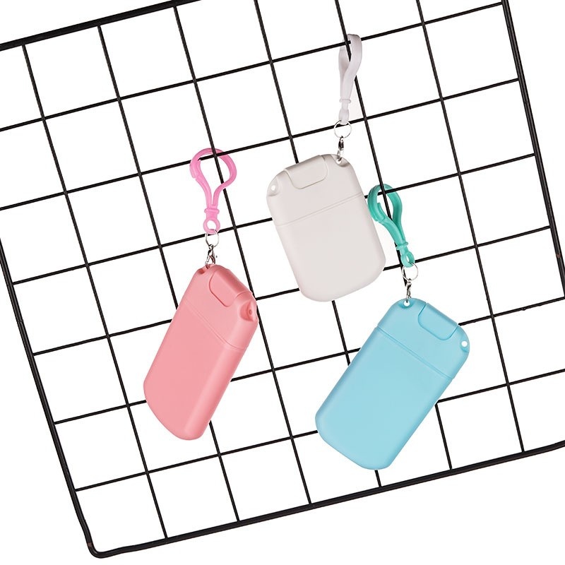 Manufacturer Wheat Straw Plastic Card Spray Bottle Fine Mist Water Perfume Bottle Repeated Filling 20ml30ml Portable