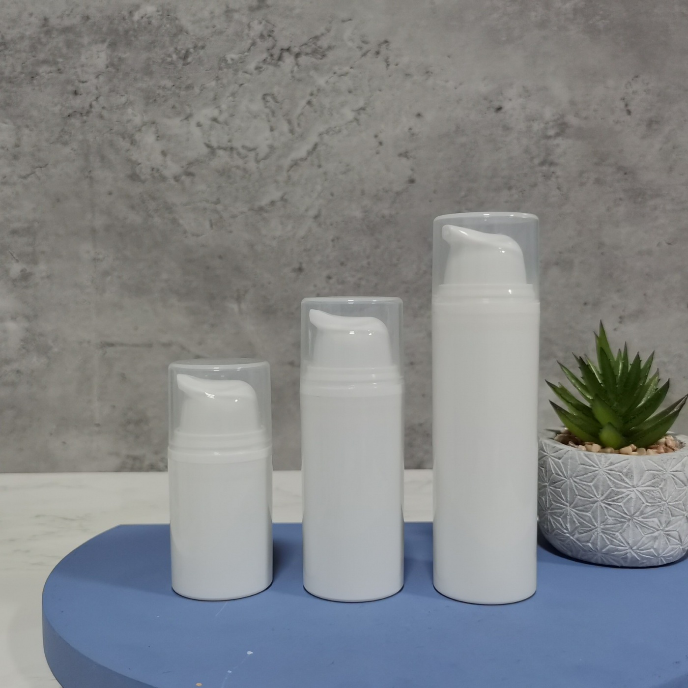 PCR-PP vacuum bottle Portable Bayonet Gel Water Emulsion bottle Cosmetics travel dispenser bottle