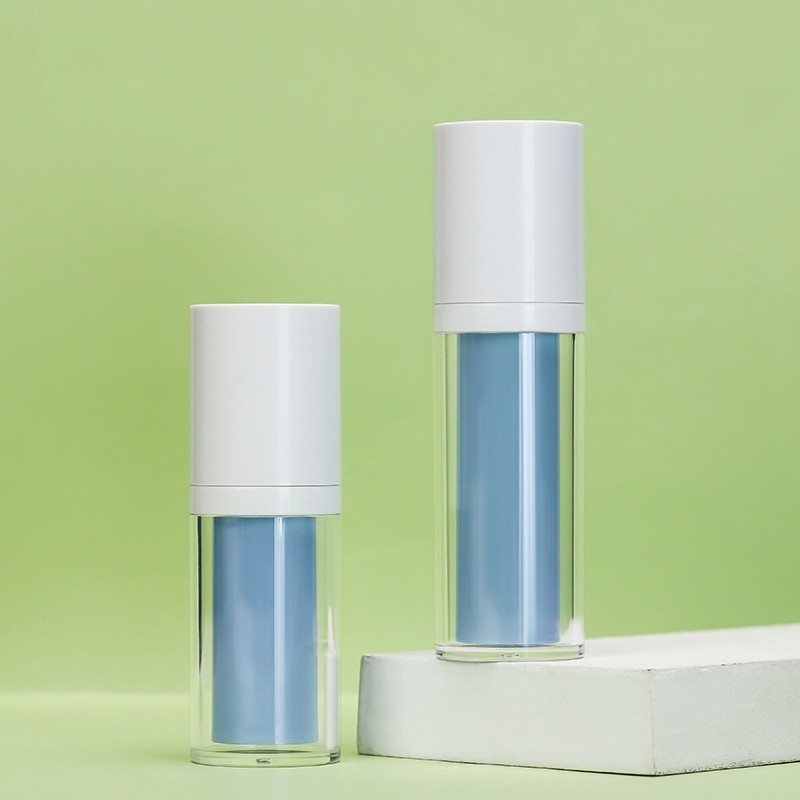 Replaceable Inner Vacuum Bottle 15ml Acrylic Eye Cream Dispenser Bottle 30ml Essence Lotion Bottle Environmental Protection