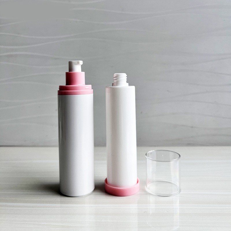 Straight Round Vacuum Bottle Can Replace Plastic Bottle Emulsion Bottle