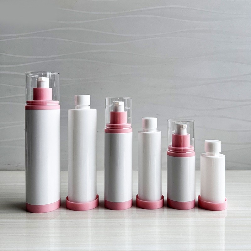 Straight Round Vacuum Bottle Can Replace Plastic Bottle Emulsion Bottle