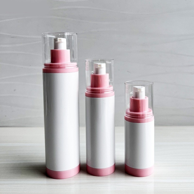 Straight Round Vacuum Bottle Can Replace Plastic Bottle Emulsion Bottle