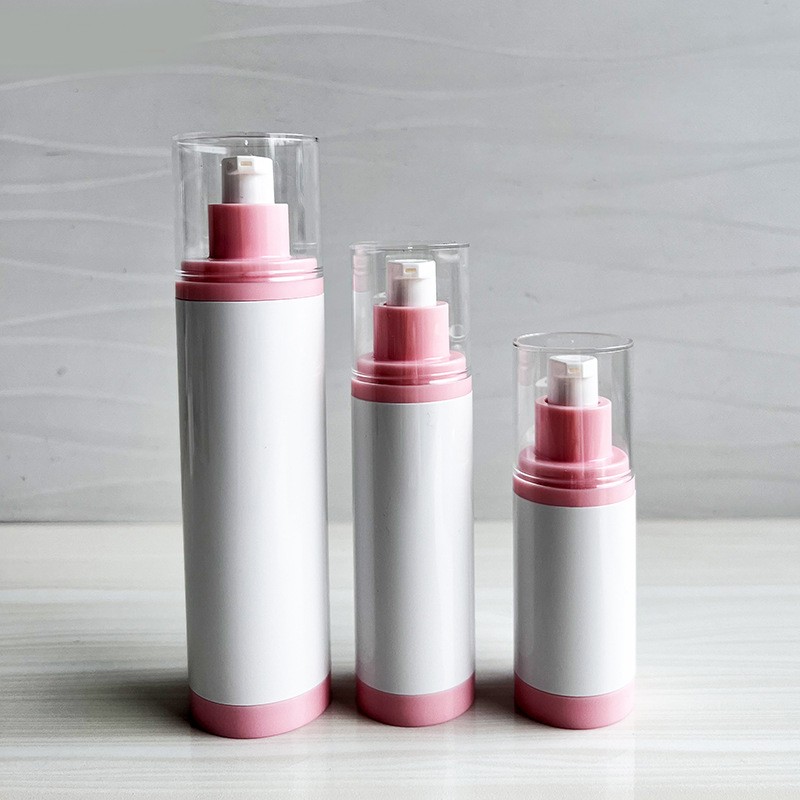 Straight Round Vacuum Bottle Can Replace Plastic Bottle Emulsion Bottle