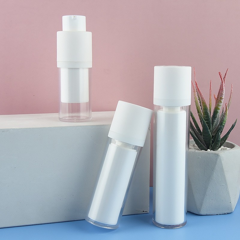 15/30/50ML round twist-cap vacuum bottle essence lotion press-type cosmetic eye cream bottle