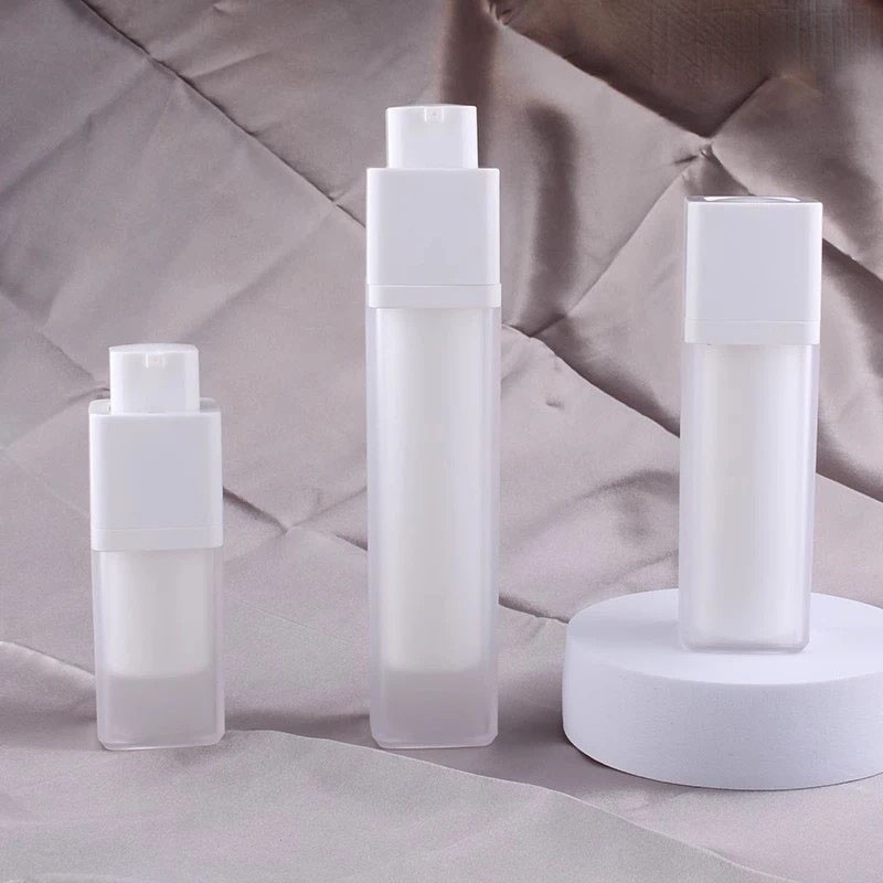 15/30/50ML round twist-cap vacuum bottle essence lotion press-type cosmetic eye cream bottle