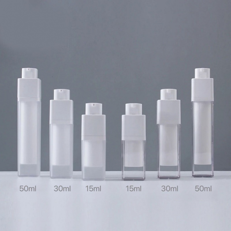 15ml 30ml 50ml Square Rotary Vacuum Emulsion Bottle
