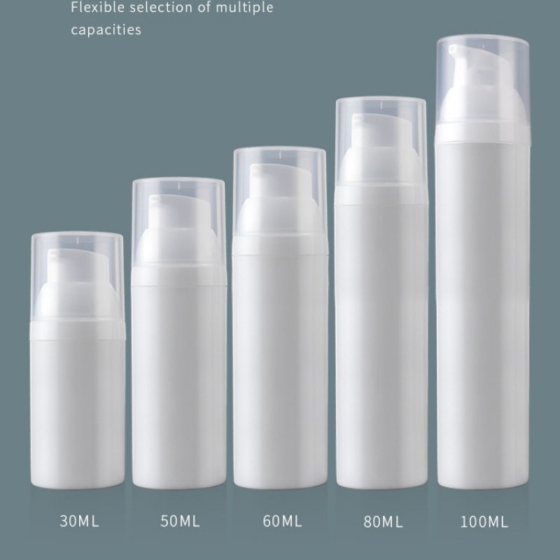 Factory direct sales of 30ml/50ml/80ml/100ml snap-on airless bottles