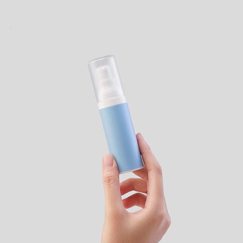 15ML/30ML/50ML Blue Frosted Bottle Cosmetic Lotion Spray airless Bottle