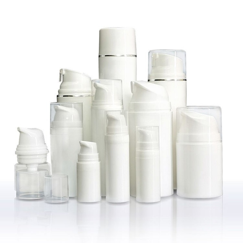 PP snap-lock airless bottle for lotion dispensing (5ml-150ml), eye cream bottle, and foundation bottle.