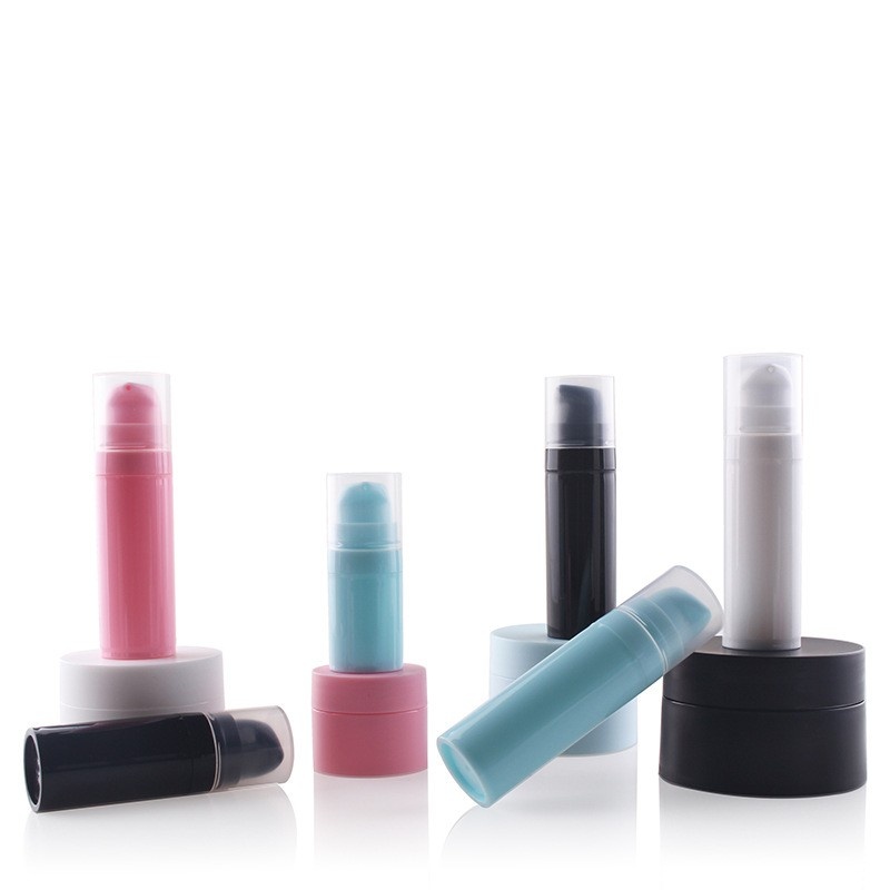 PP snap-lock airless bottle for lotion dispensing (5ml-150ml), eye cream bottle, and foundation bottle.