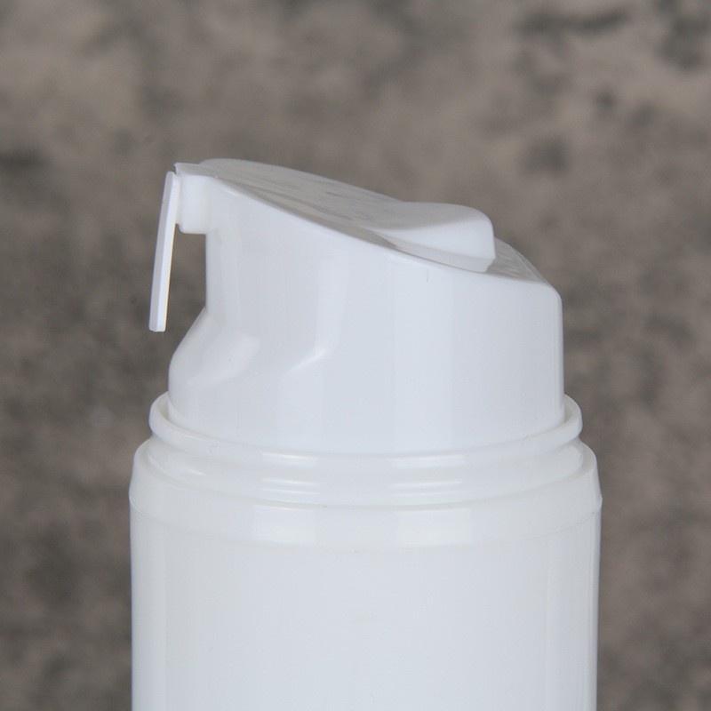 30ml 50ml 80ml 100ml 120ml 150ml lotion bottles, porcelain white AIRLESSm bottles, cosmetic packaging materials