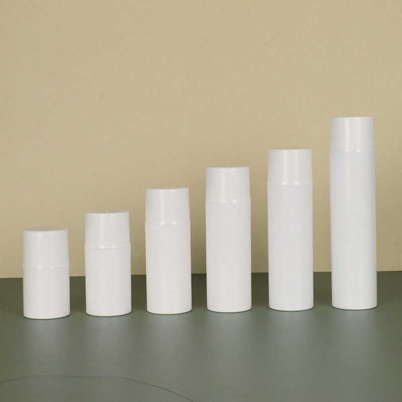 30ml 50ml 80ml 100ml 120ml 150ml lotion bottles, porcelain white AIRLESSm bottles, cosmetic packaging materials