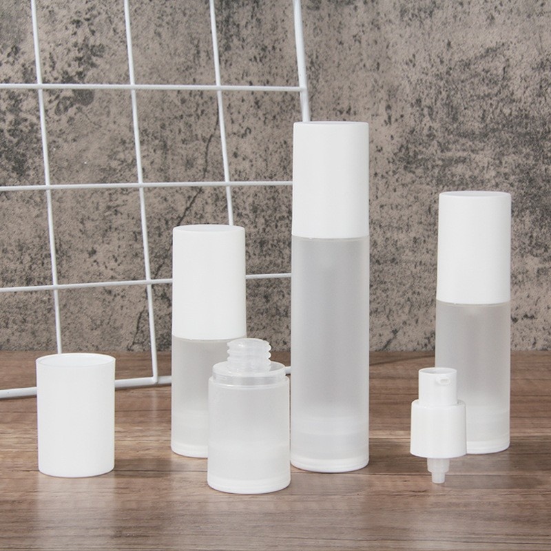 15ml 20ml 30ml 50ml 80ml 100ml frosted airless bottle cosmetic spray bottle lotion bottle