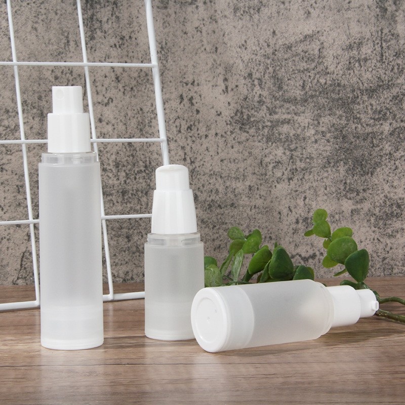 15ml 20ml 30ml 50ml 80ml 100ml frosted airless bottle cosmetic spray bottle lotion bottle
