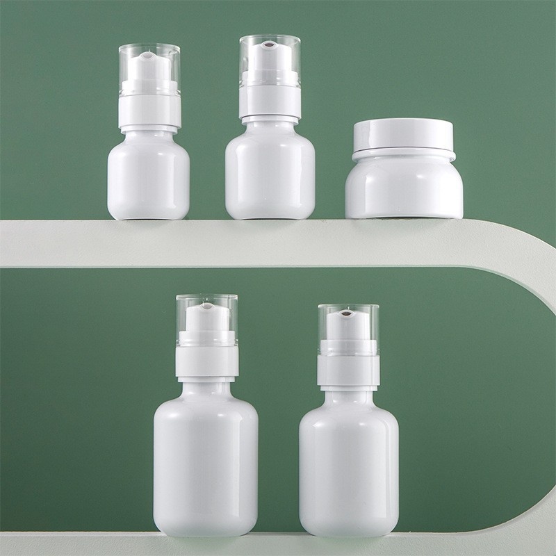 40/50g, 60/100/120ml Refill Bottles, White Cosmetic Bottles, Foundation, Medical Beauty Lotion, Cream Bottles