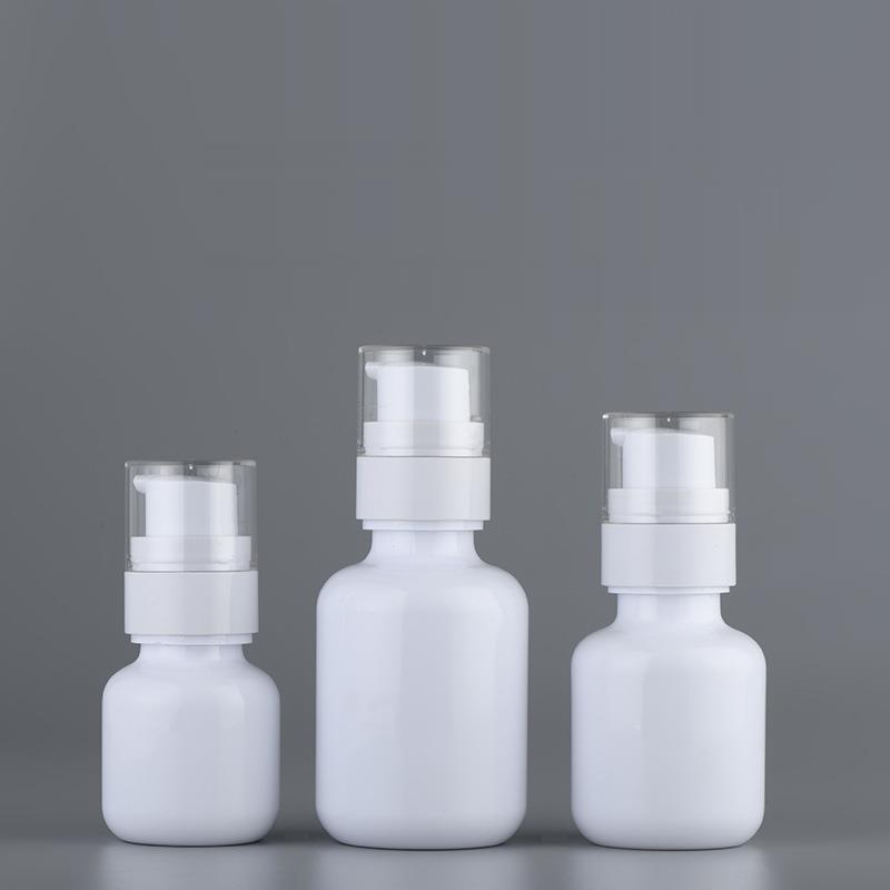 40/50g, 60/100/120ml Refill Bottles, White Cosmetic Bottles, Foundation, Medical Beauty Lotion, Cream Bottles