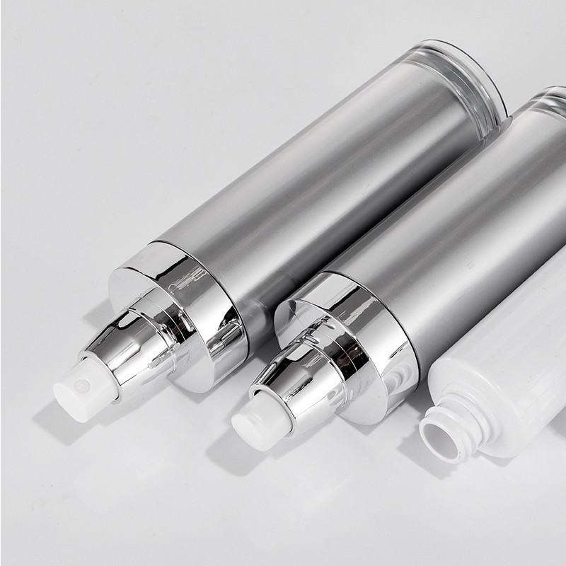 PETG 100ml spray bottle, silver lotion bottle, pearl white face cream bottle, 50g cream bottle